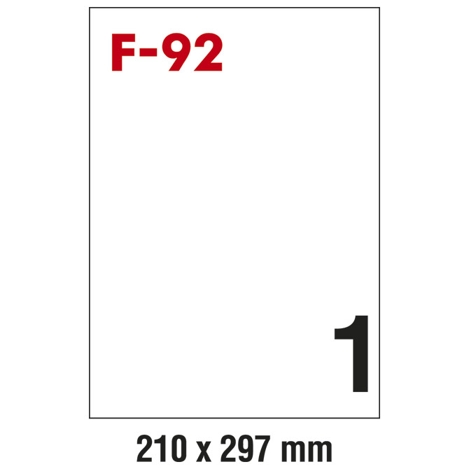 Etikete ILK 210x297mm pk100L Fornax F-92 Cijena