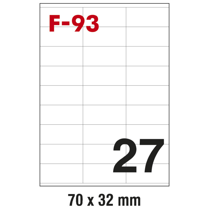 Etikete ILK  70x32mm pk100L Fornax F-93 Cijena