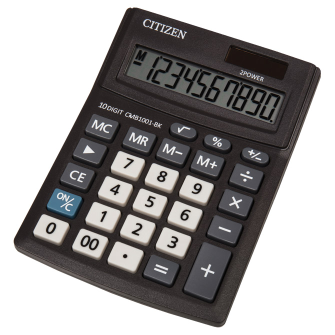 Kalkulator komercijalni 10mjesta Citizen CMB-1001 BK crni Cijena