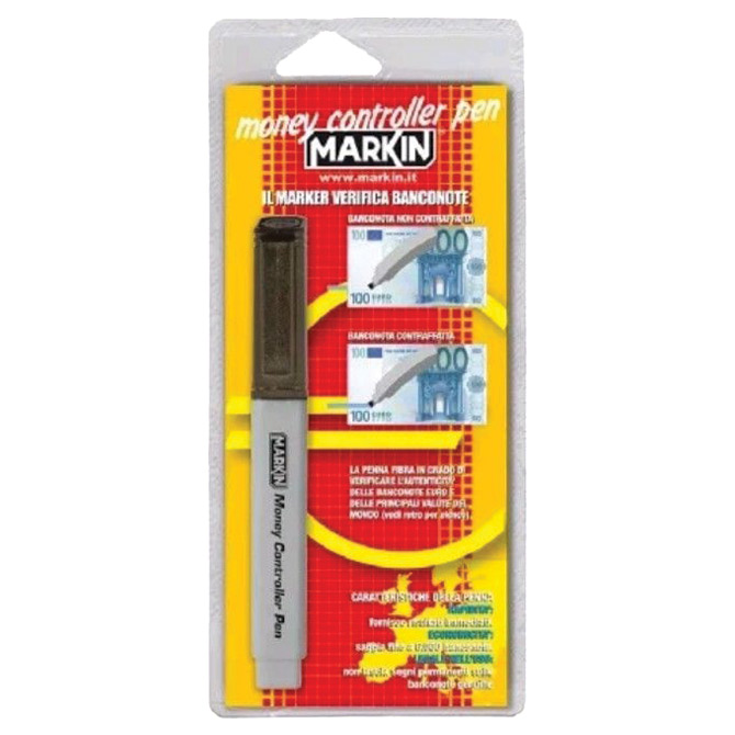 Marker za detekciju krivotvorenih novčanica Markin DBT158 blister Cijena