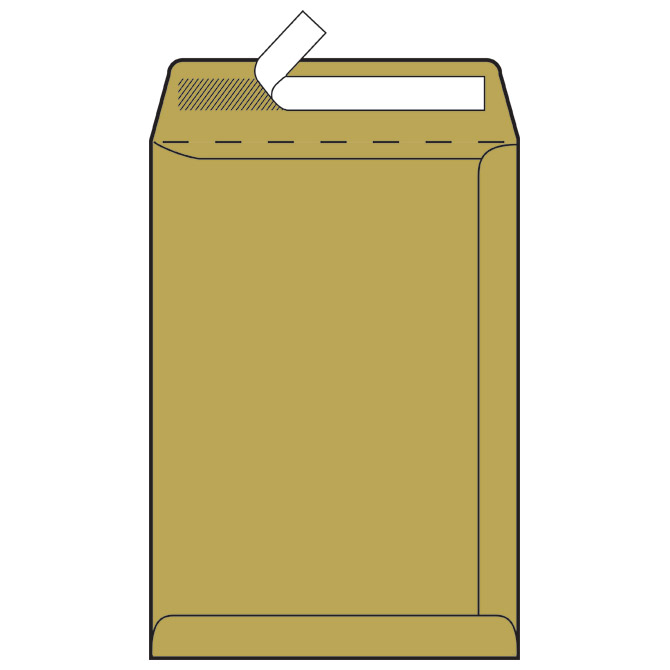 Kuverte - vrećice B4-N strip karton na poleđini pk100 Lipa Mill 12493 Cijena
