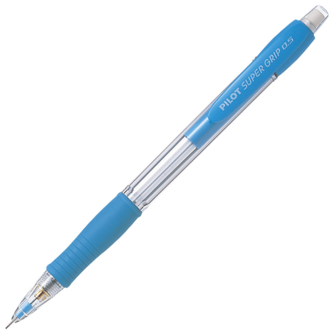 Olovka tehnička 0,5mm Super grip Pilot H-185-SL svijetlo plava Cijena