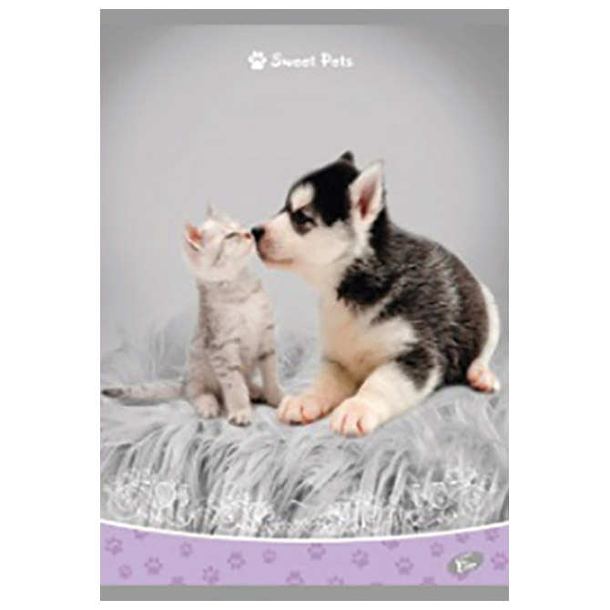 Teka meki uvez A4 karo 40+2L 80g Sweet pets Elisa sortirani motivi!! Cijena