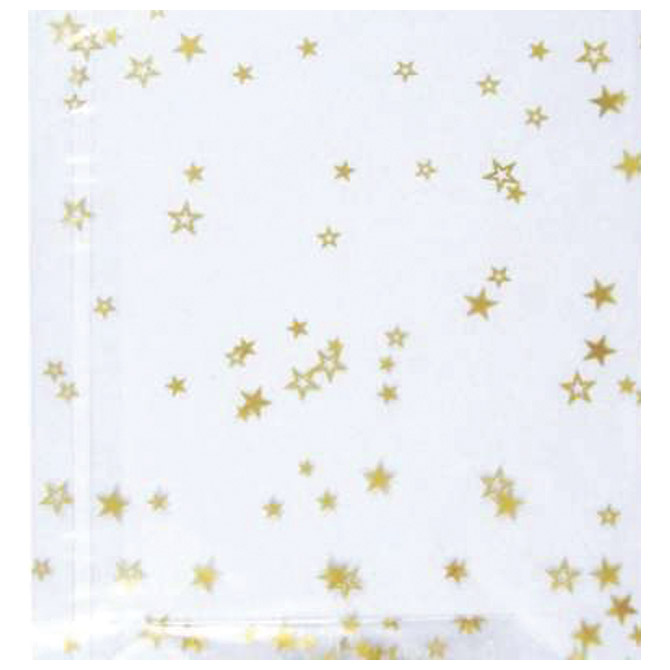 Vrećice ukrasne celofan 11,5x19 cm sa zvjezdicama pk10 Heyda 20-30892 51 prozirne Cijena
