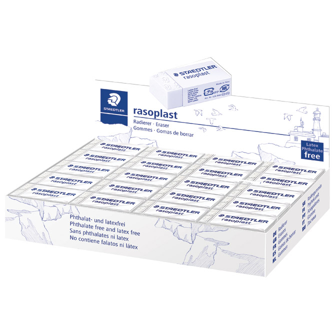 Gumica Rasoplast Staedtler 526 B40 bijela-KOMAD Cijena
