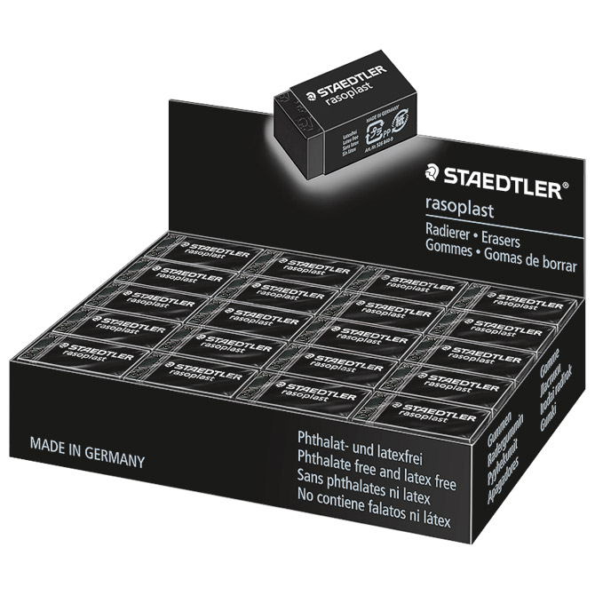 Gumica Rasoplast Staedtler 526 B40-9 crna-KOMAD Cijena