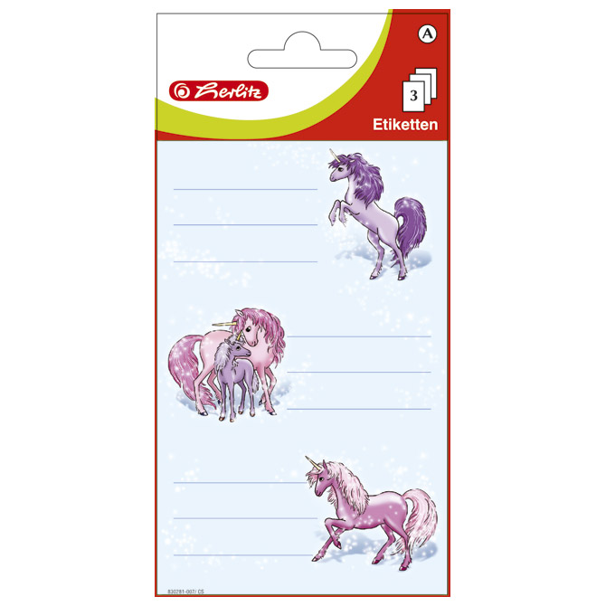 Etikete školske papir konji Herlitz 830281 blister Cijena