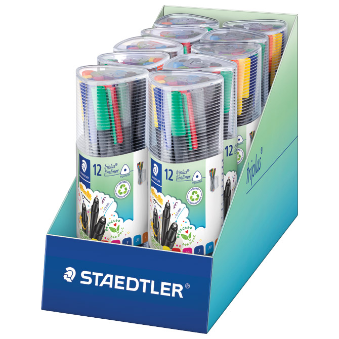 Flomaster fineliner 0,3 mm 12boja u čaši Triplus Staedtler 334 PR12 Cijena