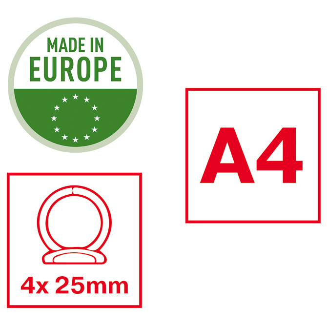 Mapa uložna 4ringa-fi25mm/hrbat-35mm A4 Vivida Esselte 14458 žuta Cijena