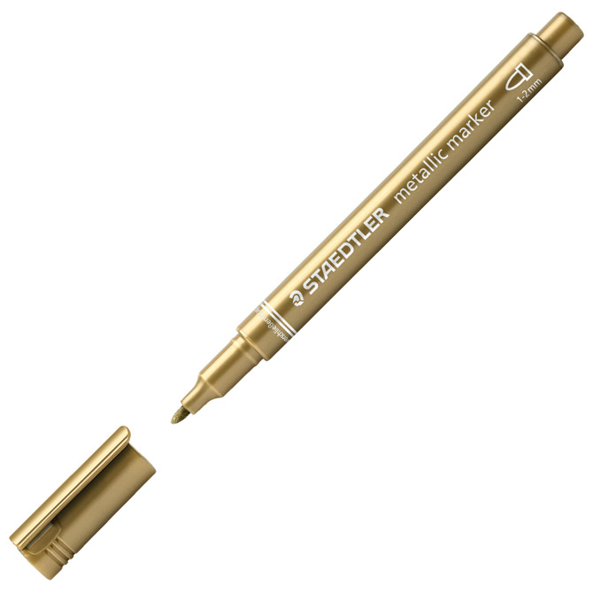Marker nepermanentni 1-2mm Metallic pen Staedtler 8323-S BK2 sortirano blister Cijena