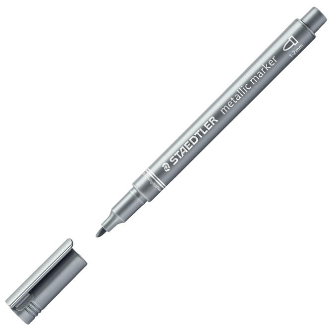 Marker nepermanentni 1-2mm Metallic pen Staedtler 8323-S BK2 sortirano blister Cijena
