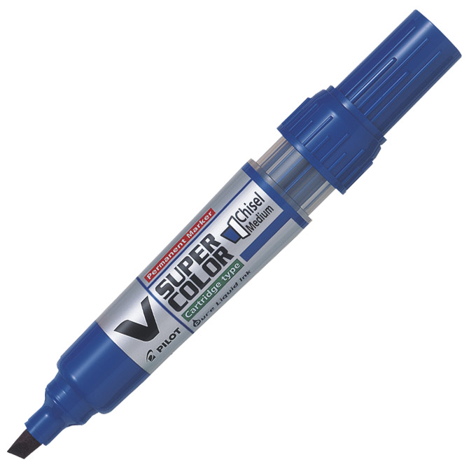 Marker permanentni 1,4-4,8mm klinasti vrh V Super Color Begreen Pilot SCA-VSC-MC-BG plavi Cijena