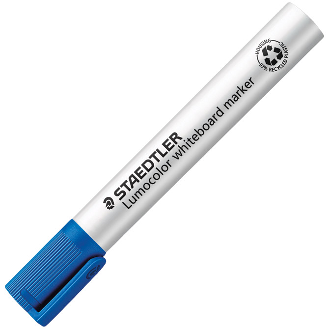 Marker za bijelu ploču 2-5mm reciklirani Lumocolor Staedtler 351 B-3 plavi Cijena