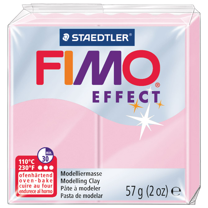 Masa za modeliranje   57g Fimo Effect Staedtler 8020-205 pastelno roza Cijena