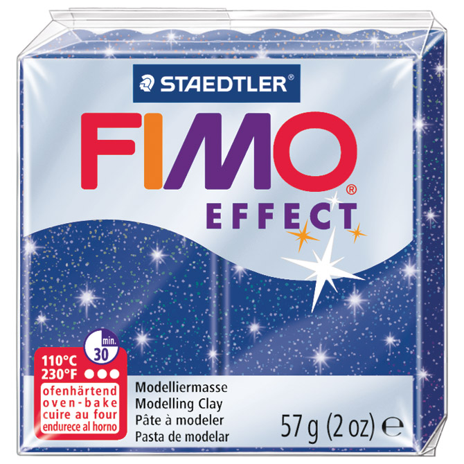 Masa za modeliranje   57g Fimo Effect Staedtler 8020-302 glitter plava Cijena
