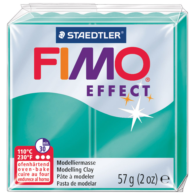 Masa za modeliranje   57g Fimo Effect Staedtler 8020-504 prozirno zelena Cijena