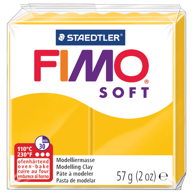 Masa za modeliranje   57g Fimo Soft Staedtler 8020-16 boja suncokreta Cijena