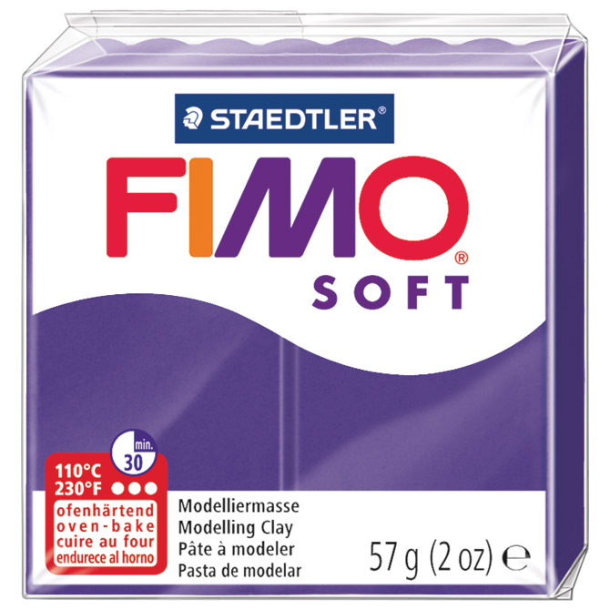 Masa za modeliranje   57g Fimo Soft Staedtler 8020-63 boja šljive Cijena