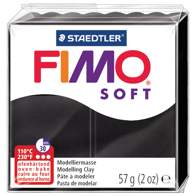 Masa za modeliranje   57g Fimo Soft Staedtler 8020-9 crna Cijena