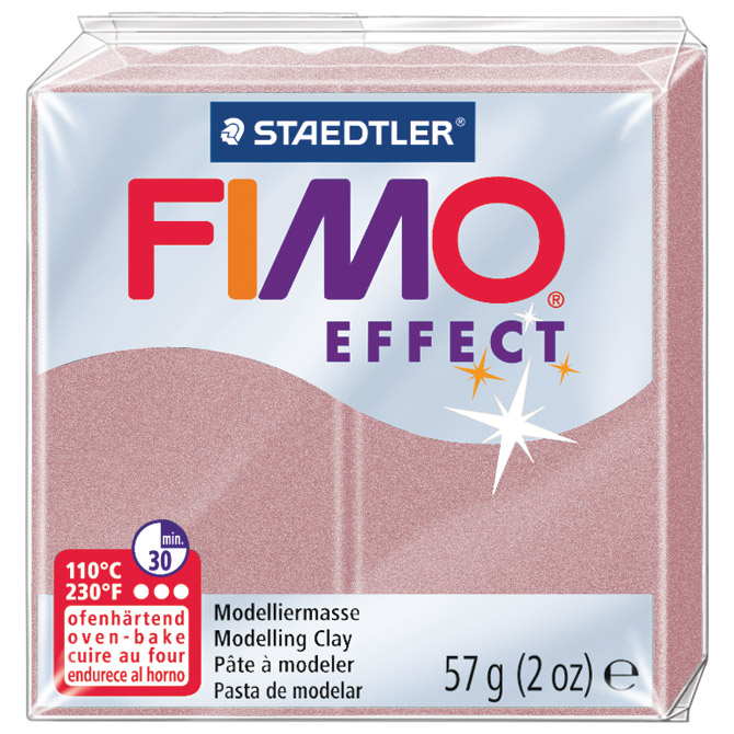 Masa za modeliranje   57g Fimo Effect Staedtler 8020-207 sedef roza Cijena