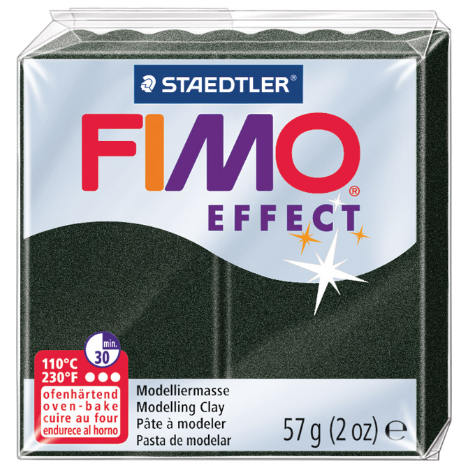 Masa za modeliranje   57g Fimo Effect Staedtler 8020-907 sedef svijetlosrebrna!! Cijena