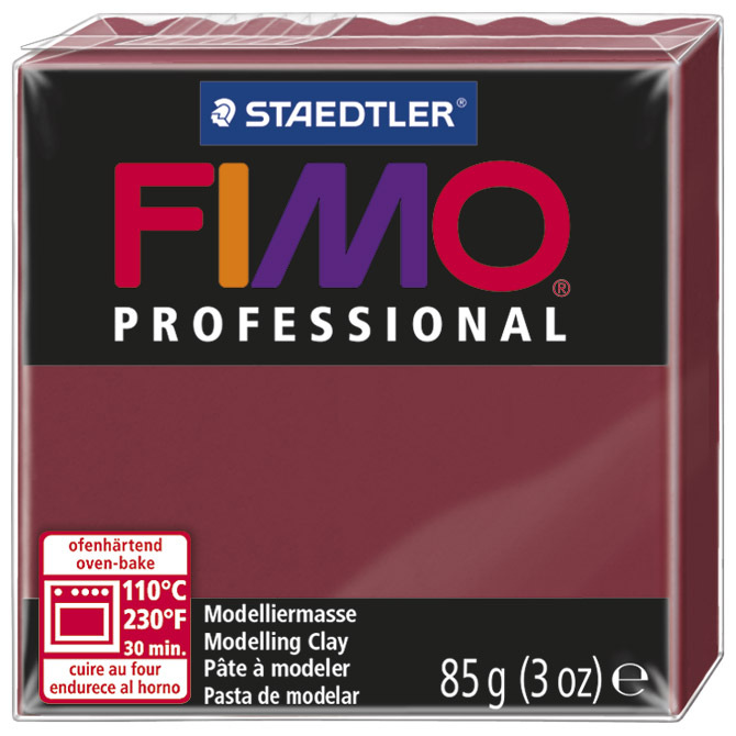 Masa za modeliranje   85g Fimo Professional Staedtler 8004-23 bordo Cijena