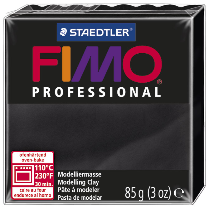 Masa za modeliranje   85g Fimo Professional Staedtler 8004-9 crna Cijena