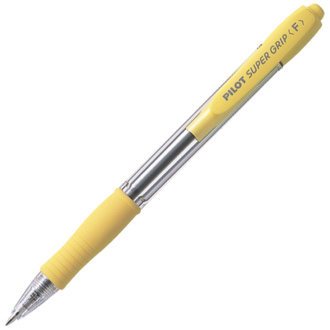 Olovka kemijska Super Grip Pilot BPGP-10R-F-Y žuta Cijena