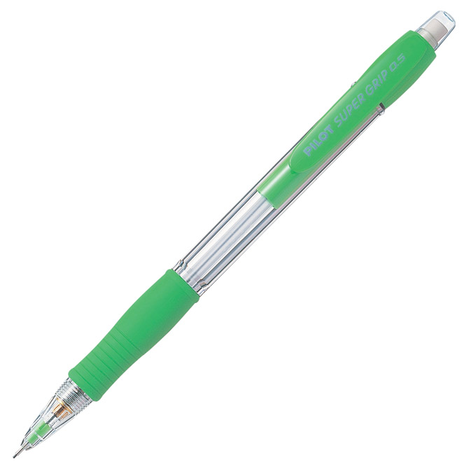 Olovka tehnička 0,5mm Super grip Pilot H-185-SL svijetlo zelena Cijena