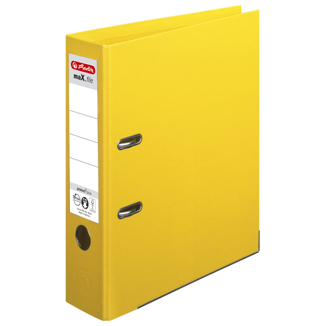 Registrator A4 široki samostojeći maX.file Herlitz 10834356 žuti Cijena