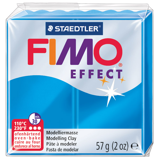 Masa za modeliranje   57g Fimo Effect Staedtler 8020-374 prozirno plava Cijena