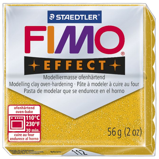 Masa za modeliranje   57g Fimo Effect Staedtler 8020-112 glitter zlatna Cijena