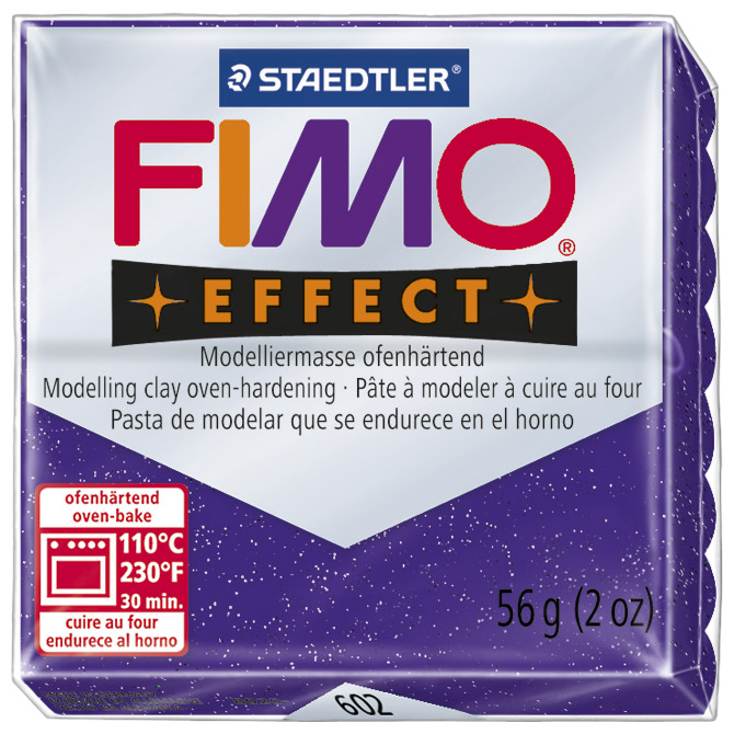 Masa za modeliranje   57g Fimo Effect Staedtler 8020-602 glitter ljubičasta Cijena