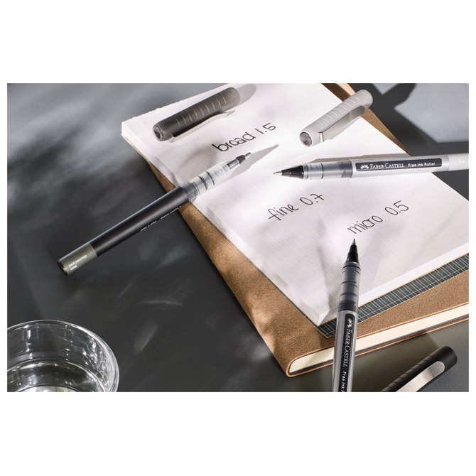 Roler 0,2 mm micro (0,5 mm) Free Ink Faber-Castell 348502 crni Cijena