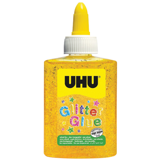 Ljepilo glitter glue 88ml UHU LO181812 žuto Cijena