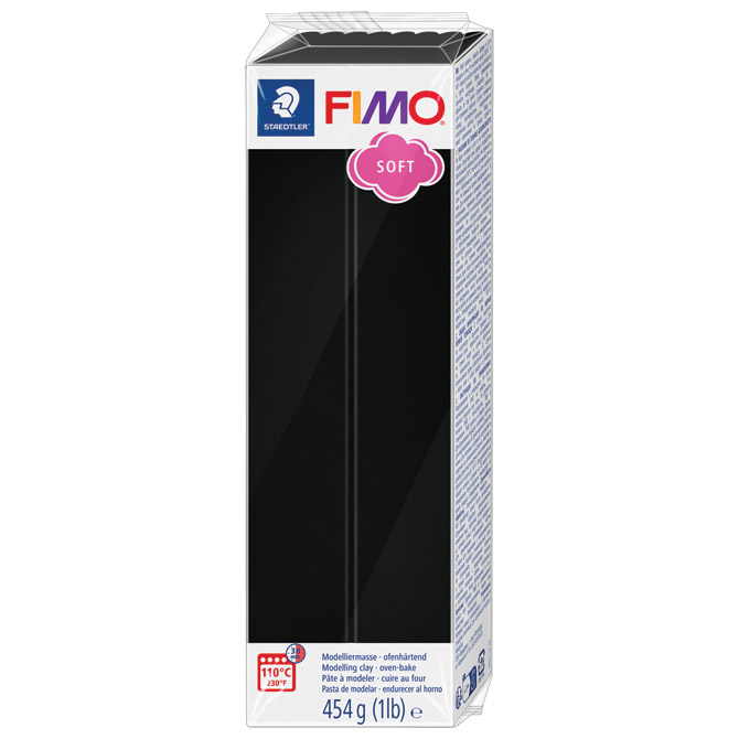 Masa za modeliranje  454g Fimo Soft Staedtler 8021-9 crna Cijena