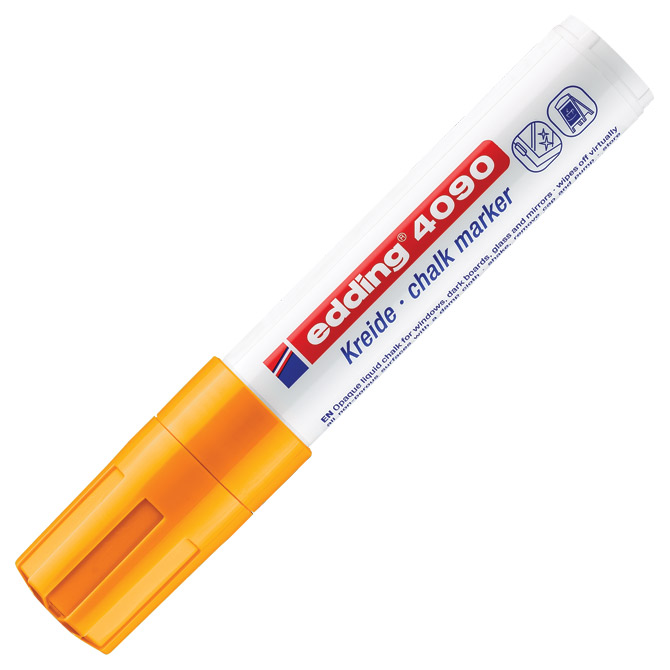 Marker-kreda za staklo 4-15mm Edding 4090 neon narančasti Cijena