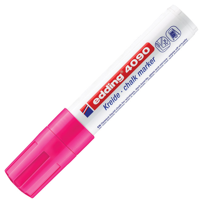 Marker-kreda za staklo 4-15mm Edding 4090 neon rozi Cijena