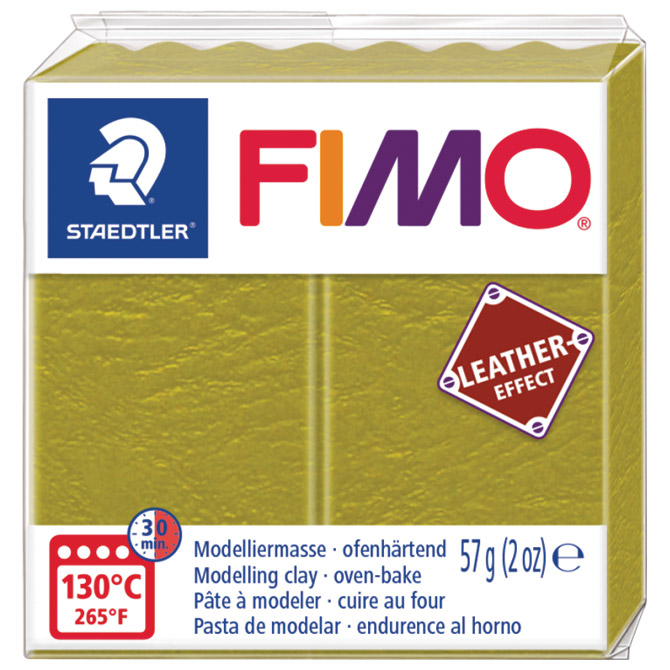Masa za modeliranje   57g Fimo Effect Leather-effect Staedtler 8010-519 maslinasto zelena Cijena