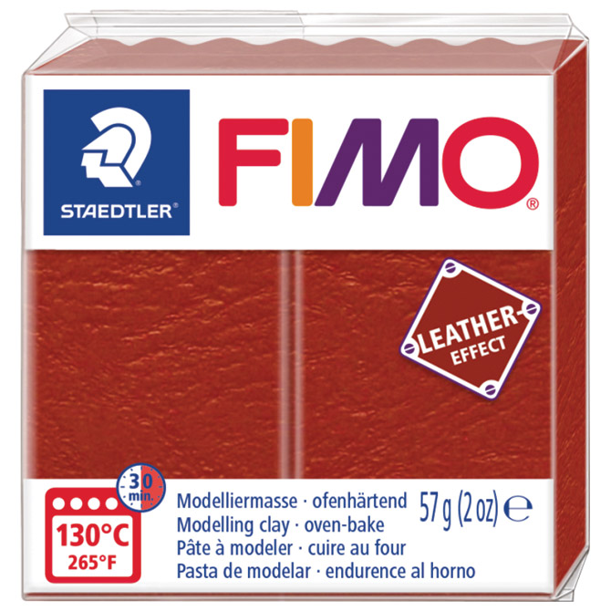 Masa za modeliranje   57g Fimo Effect Leather-effect Staedtler 8010-749 smeđa rustikalna Cijena