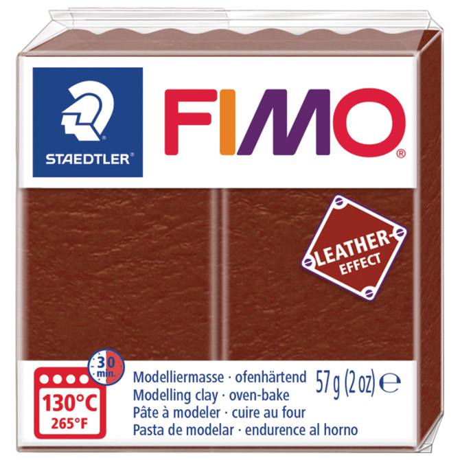 Masa za modeliranje   57g Fimo Effect Leather-effect Staedtler 8010-779 smeđa Cijena
