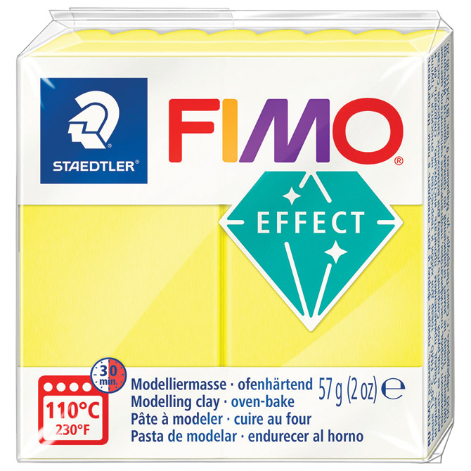 Masa za modeliranje   57g Fimo Effect Neon Staedtler 8010-101 neon žuta Cijena