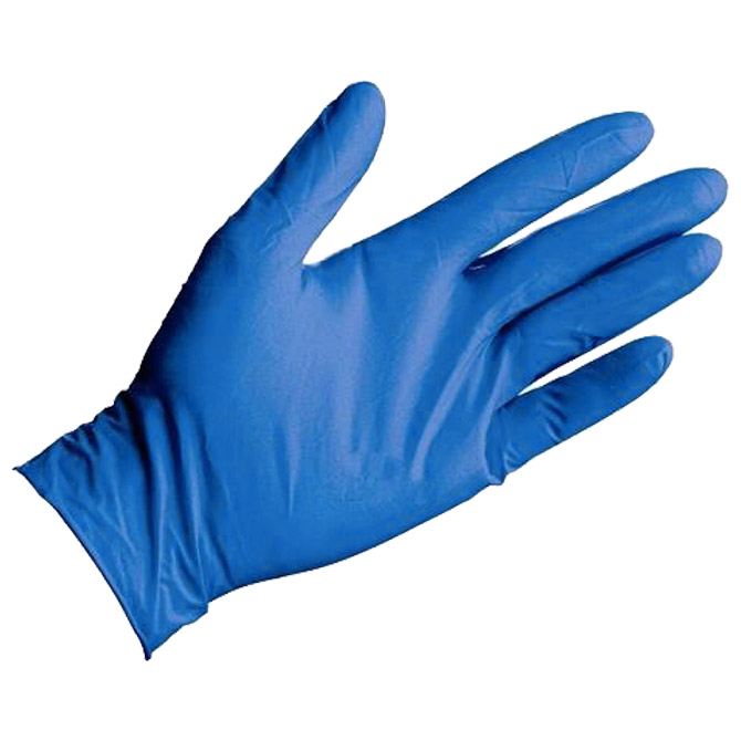 Pribor za čišćenje-rukavice nitril-bez pudera pk100 plave S!! Cijena