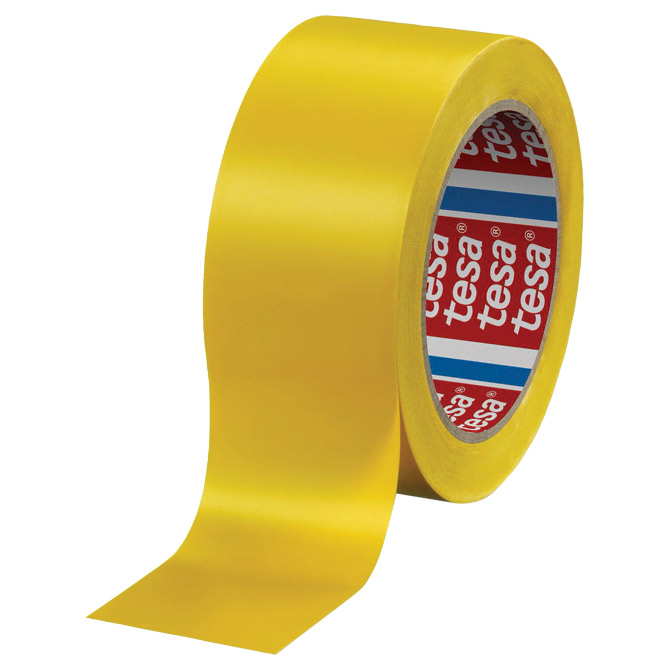 Traka za označavanje ljepljiva 50mm/33m pvc Tesa 60760-95 žuta Cijena