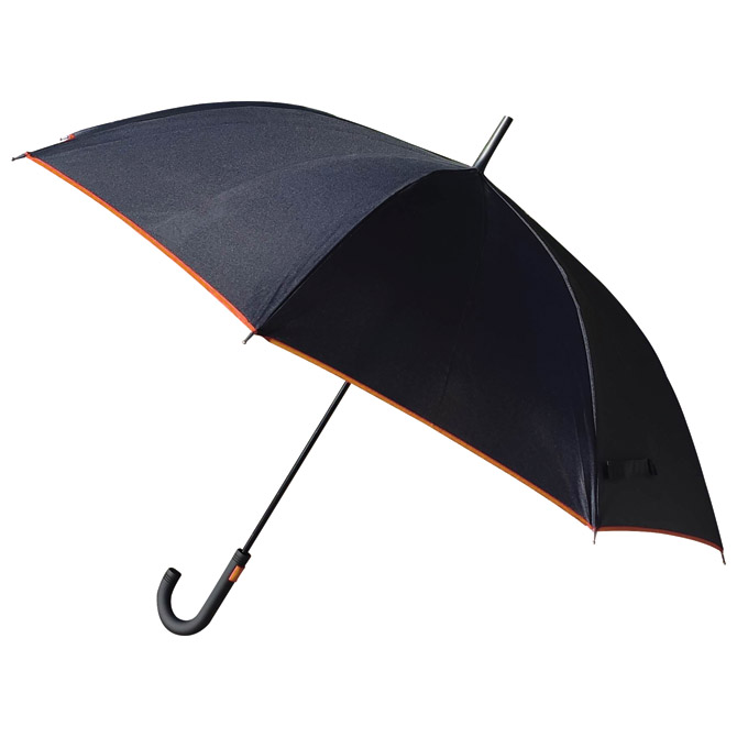 Kišobran automatik s gumiranom ručkom H-1001 Kumulus crno/narančasti Cijena