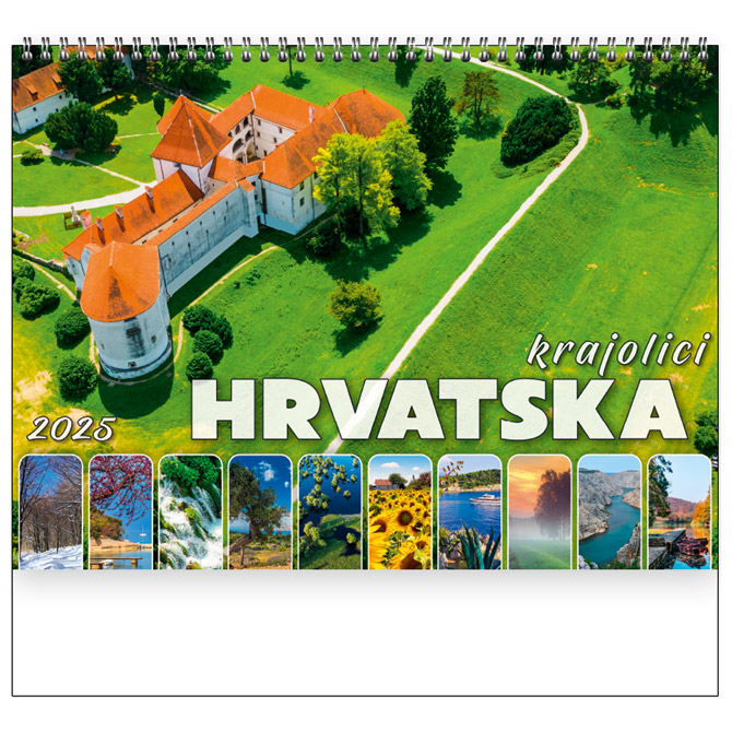 Kalendar “Hrvatska - krajolici” spirala Cijena