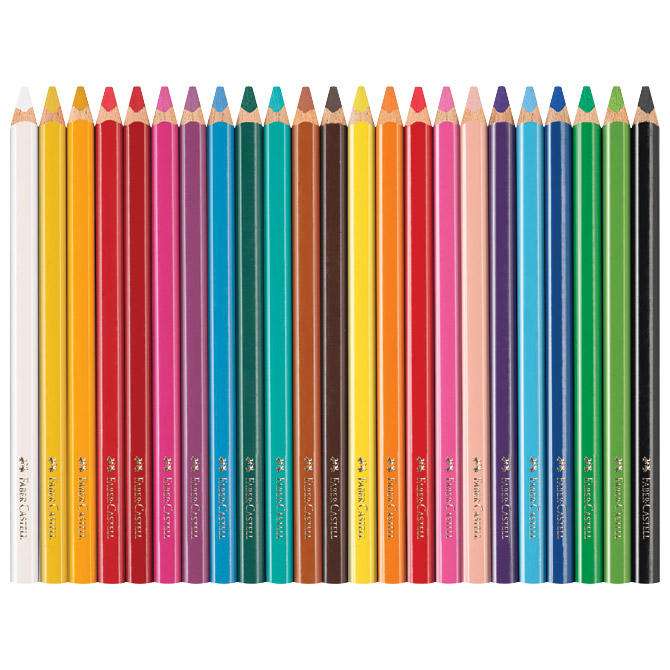 Boje drvene  24boje Jumbo trokutaste Faber-Castell 116524 blister Cijena