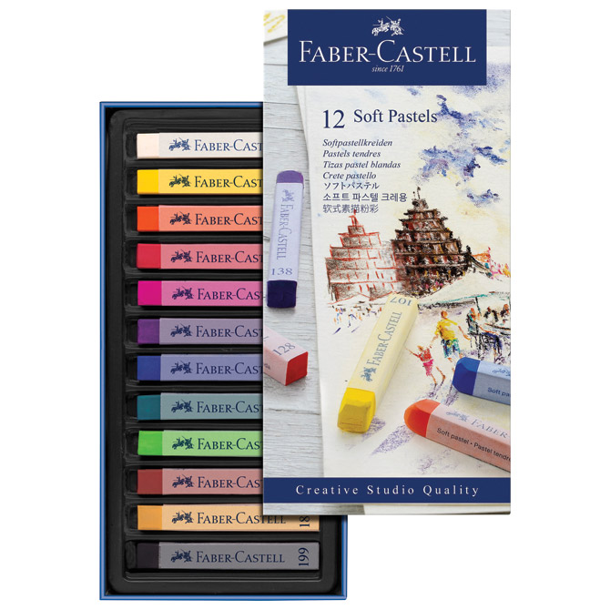 Pastela suha 12boja Creative Studio Faber-Castell 128312 Cijena