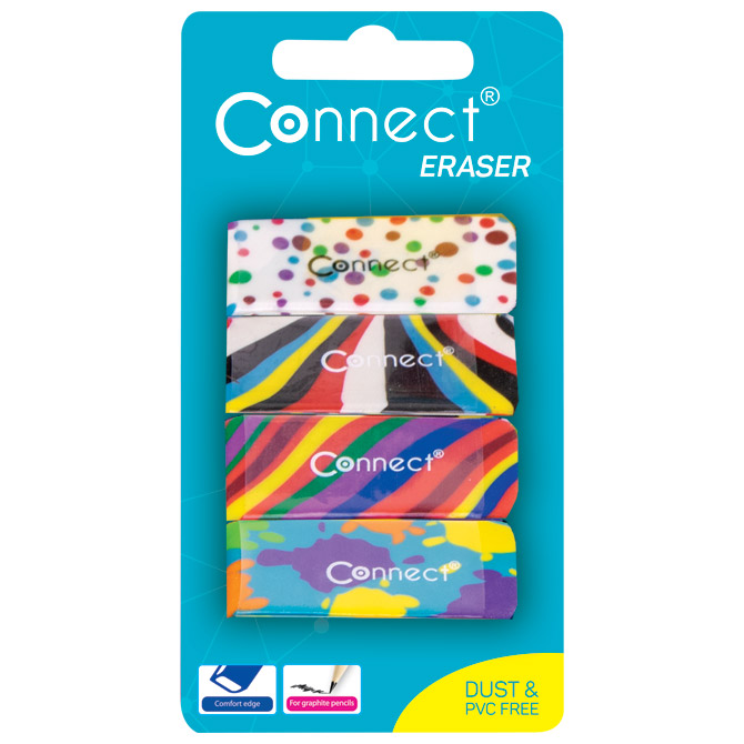 Gumica sintetička Multicolour pk4 Connect blister Cijena