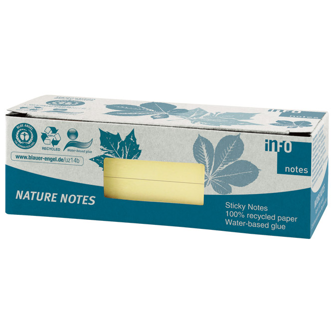 Blok samoljepljiv  40x50mm 12x100L Nature Global Notes 5653-11box žuti Cijena